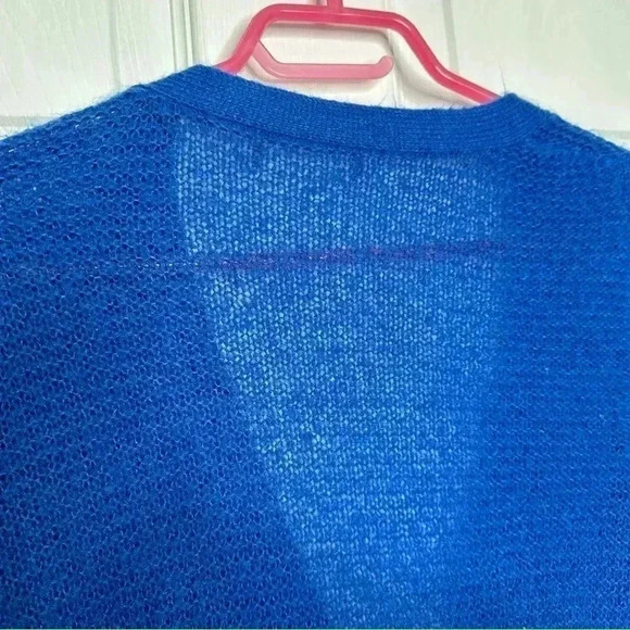 Cardigan Knit  Blue Size Medium - Picture 14 of 16